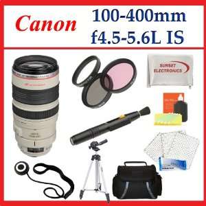 Canon EF 100 400mm f4.5 5.6L IS USM Telephoto Zoom Lens for Canon SLR 