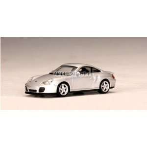  Porsche 911 Turbo (996) Silver 164 Autoart Diecast Car 
