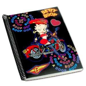   Notebook, (Blank), Changing Biker Girl Image, Black