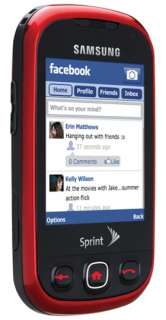 Samsung Seek M350 Phone, Scarlet (Sprint)