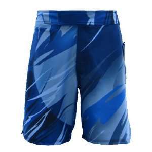  UN92 MC11 Men Crossfit Short Etch_Blue, 4 way Stretch 