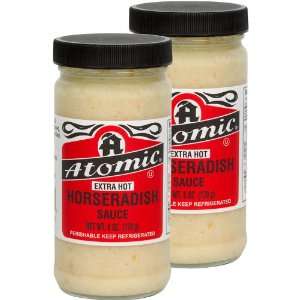 Atomic Horseradish   Super Hot   2 Pack   (6 Oz Jars)  