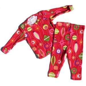  At Home Retro Ornaments Pajama Set 3T Baby