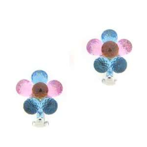  Multi Color Flower Earring Jewelry