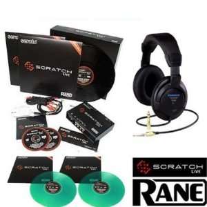  Serato Scratch Live Second Edition Kit + 2 Green Vinyls 