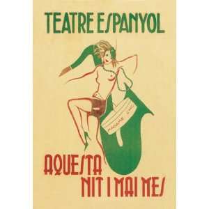   By Buyenlarge Theater Espanyol 12x18 Giclee on canvas