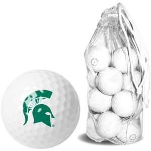  Michigan State Spartans 15 Golf Ball Clear Pack Sports 