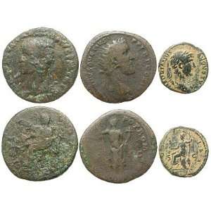  Lot of Three interesting Roman bronzes; Bronze Lot