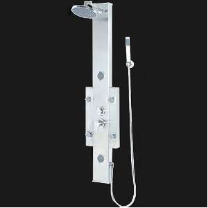  Bathroom Shower tower system stainless panel 6 jets column 
