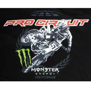   Pro Circuit Whipper T Shirt, Black, Size Md PC09101 0220 Automotive