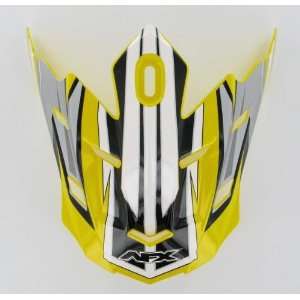    AFX Helmet Peak , Color Yellow Multi 0132 0427 Automotive