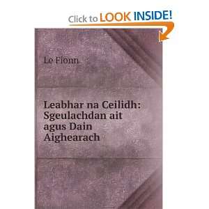   na Ceilidh Sgeulachdan ait agus Dain Aighearach Le Fionn Books