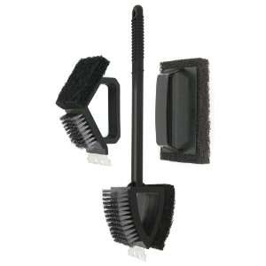  Mr Bar B Q 06410X 3 Piece Nested Brush Set Patio, Lawn 