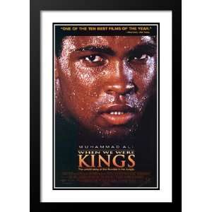  When We Were Kings 32x45 Framed and Double Matted Movie 