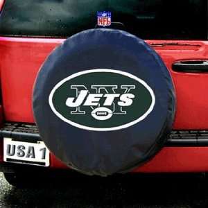  New York Jets NFL Spare Tire Cover (Black) Automotive