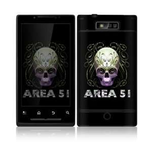 Area 51 Design Decorative Skin Cover Decal Sticker for Motorola Droid 