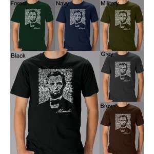  Mens GREEN Abraham Lincoln Shirt Small   Created out of 