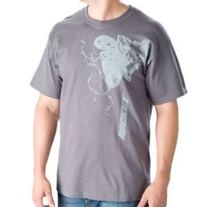  Joe Rocket Stunt T Shirt   Color  gray   Size  Medium 