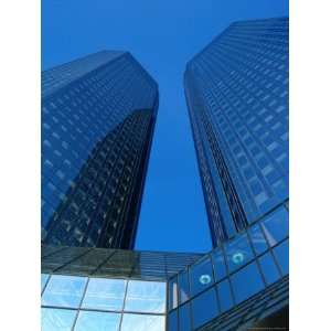  Glass Faced Deutsche Bank Twin Towers, Frankfurt Am Main 
