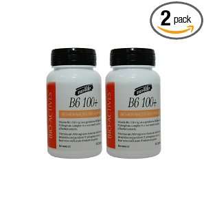  Nu life Bio actives b6 100plus, 60 Count Bottle (Pack of 2 
