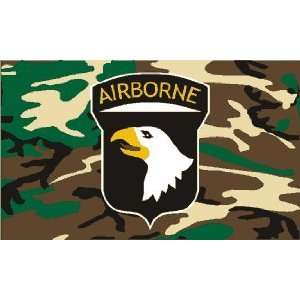   Lot 100 pc Case U.S. Army 101st Airborne Division Camo Flags 3x5ft