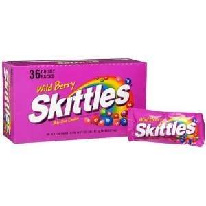 Wild Berry Skittles Candy   36 / 2.17 oz. bags   CASE PACK OF 4 