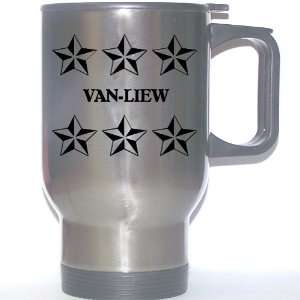  Personal Name Gift   VAN LIEW Stainless Steel Mug (black 