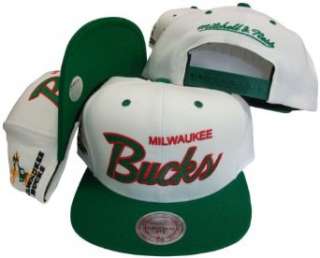  Milwaukee Bucks Script White/Green Two Tone Snapback 