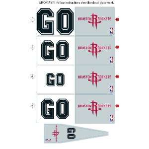 Houston Rockets Animated 3 D Auto Spin Flags  Sports 
