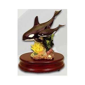  Killer Whale With Baby, Gorgeous Collectible Gift & Music 