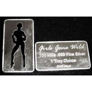  1 Troy Ounce 100 Mill .999 Fine Silver Girls Gone Wild #1 