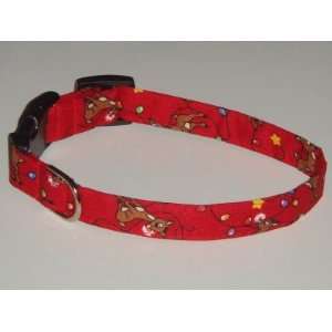 Rudolph the Red Nosed Reindeer Christmas Dog Collar X 