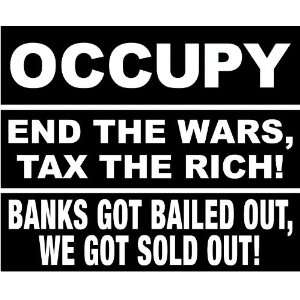  Occupy Wall Street Bumper Stickers (Variety Pack) (9 Pack 