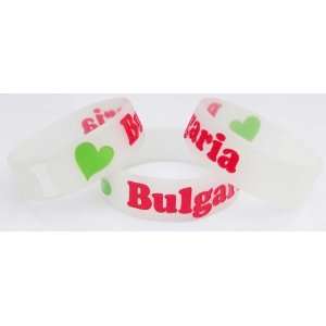  I Love Bulgaria   Silicone Wristband / Bracelet 