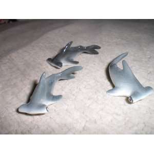   Hammerhead Sharks Gel Candle Ceramic Embeds Decor 