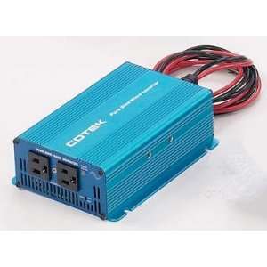   24 VOLT PURE SINE POWER INVERTER WITH DUAL GFCI OUTLETS AND CABLES