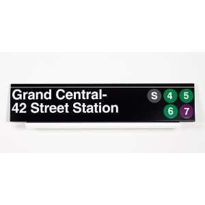  Grand Central   42 Street Station Reproduction Sign Patio 
