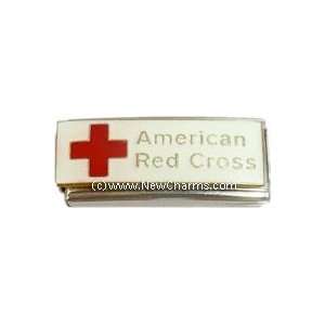  Superlink American Red Cross Italian Charm Bracelet 
