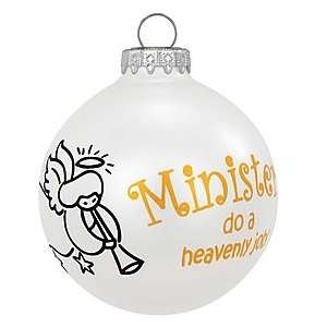  Ministers Glass Ornament