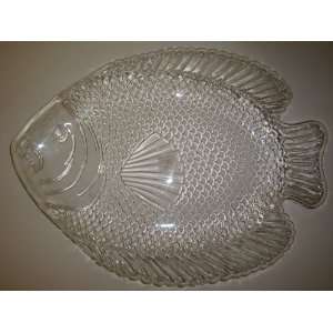  Clear Plastic Fish Seacreature Cookie Serving Tray Kitchen 