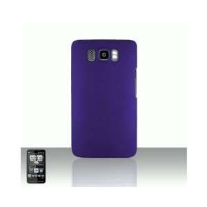  HTC HD2 Violet Blue Rubberized Premium Phone Protector 