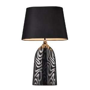  Dimond D1449B Marietta Table Lamp, Silver and Black With 