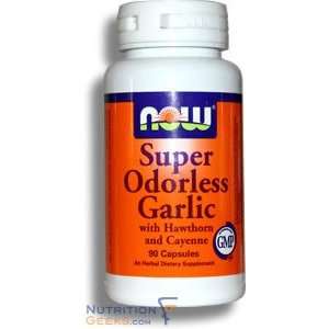  Now Super Odorless Garlic, 90 Capsule Health & Personal 