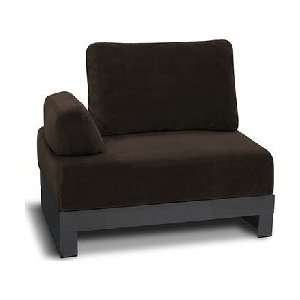   Intersection Chocolate Single Arm Chair LAF   Closeout
