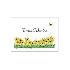  Yellow And Black Daisies Folded Notecard Health 