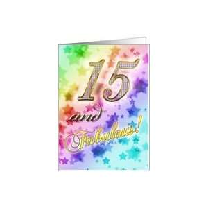  15th Birthday Party invite for someone fabulous Card Toys 