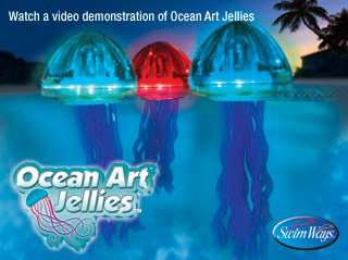  Swimways 16602 Ocean Art Jellies, Colors May Vary Patio 