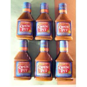 Open Pit Hickory Barbecue Sauce (18 oz each) SIX BOTTLES 