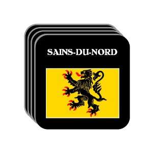 Nord Pas de Calais   SAINS DU NORD Set of 4 Mini Mousepad Coasters