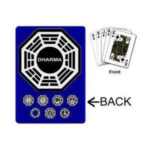  ABC tv show LOST Dharma Stations playing cards NEW prop 